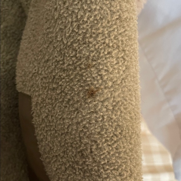 The North Face Khaki Gray Fleece Jacket sz S - Picture 8 of 8